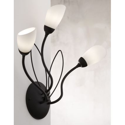 Jupiter 2059 - Kinkiet GLORIOSA 3xG9/14W/230V czarny