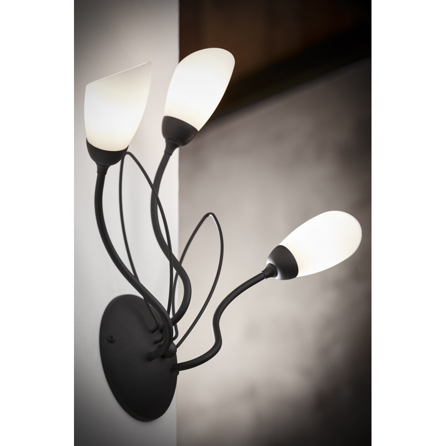 Jupiter 2059 - Kinkiet GLORIOSA 3xG9/14W/230V czarny