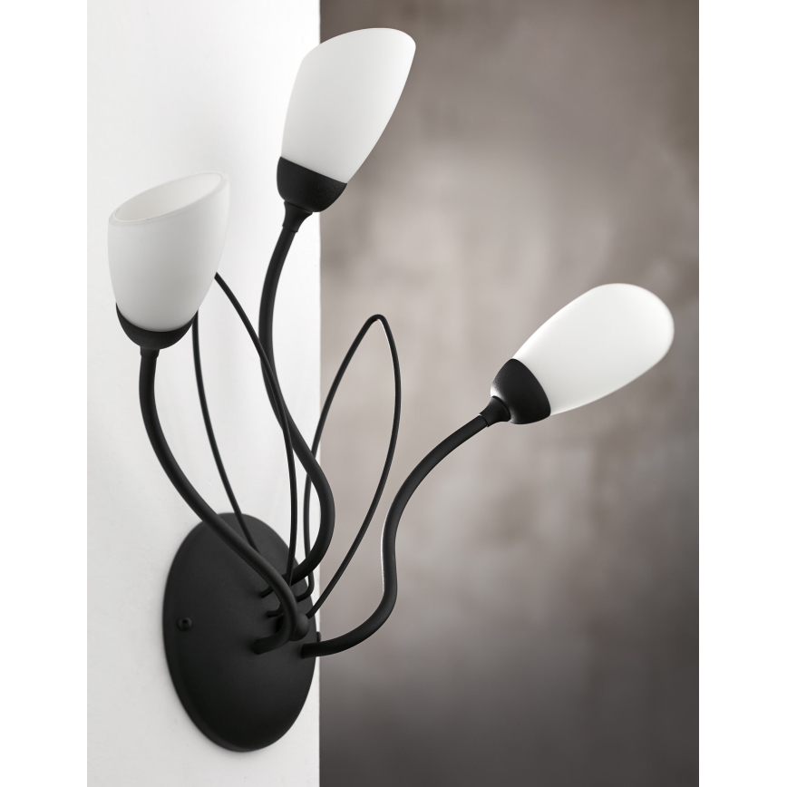 Jupiter 2059 - Kinkiet GLORIOSA 3xG9/14W/230V czarny