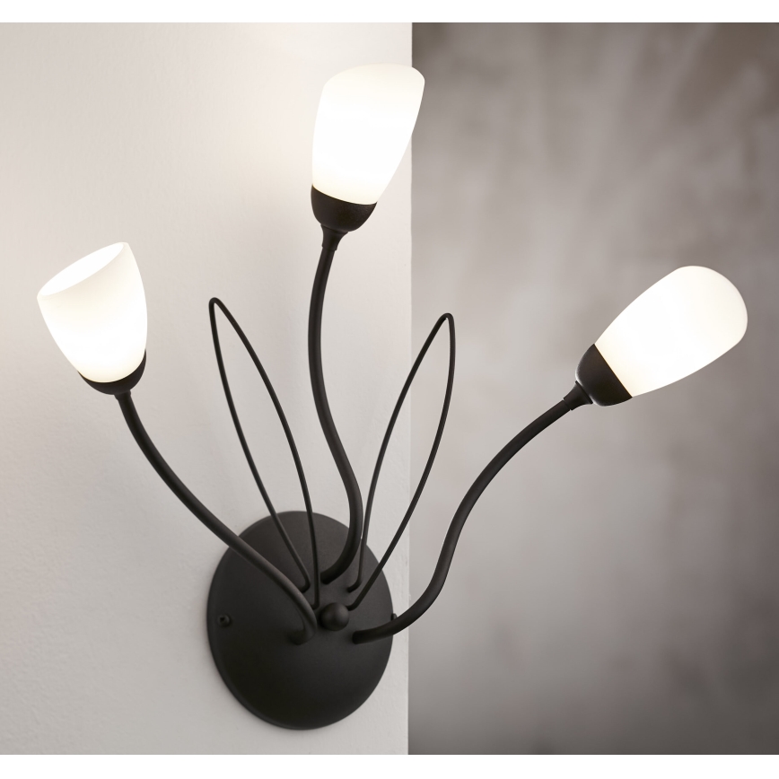 Jupiter 2059 - Kinkiet GLORIOSA 3xG9/14W/230V czarny