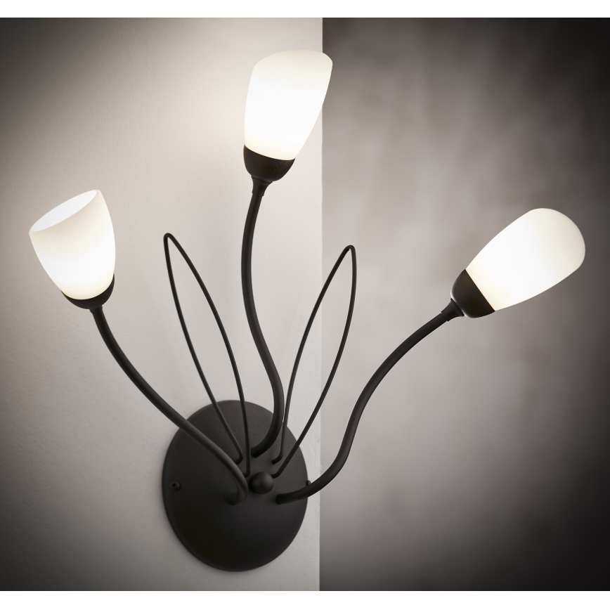 Jupiter 2059 - Kinkiet GLORIOSA 3xG9/14W/230V czarny