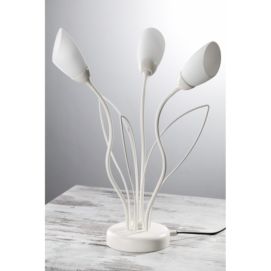 Jupiter 2060 - Lampa stołowa GLORIOSA 3xG9/14W/230V kremowa