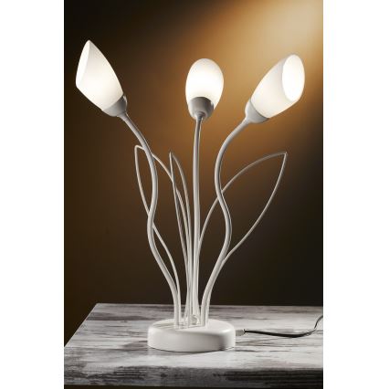 Jupiter 2060 - Lampa stołowa GLORIOSA 3xG9/14W/230V kremowa