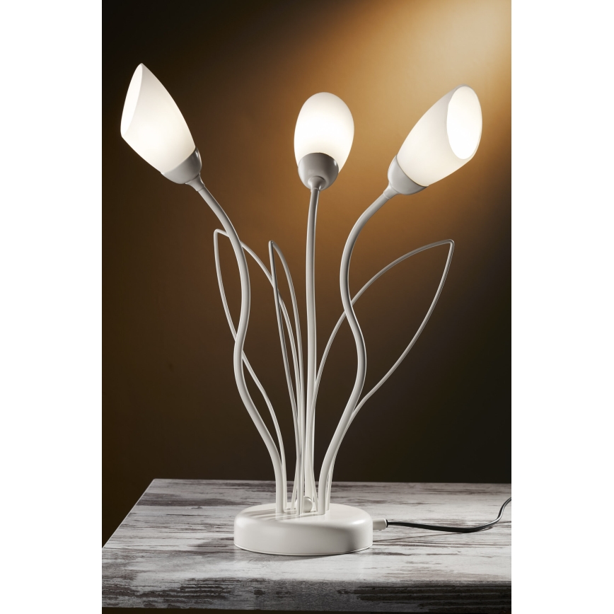 Jupiter 2060 - Lampa stołowa GLORIOSA 3xG9/14W/230V kremowa