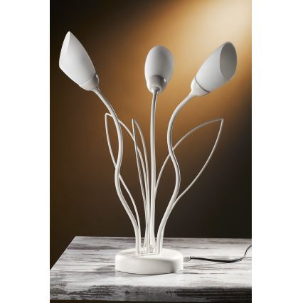 Jupiter 2060 - Lampa stołowa GLORIOSA 3xG9/14W/230V kremowa