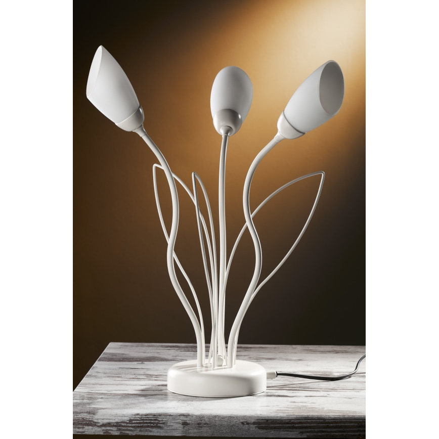 Jupiter 2060 - Lampa stołowa GLORIOSA 3xG9/14W/230V kremowa