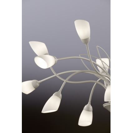 Jupiter 2062 - Żyrandol na łańcuchu GLORIOSA 15xG9/14W/230V kremowy