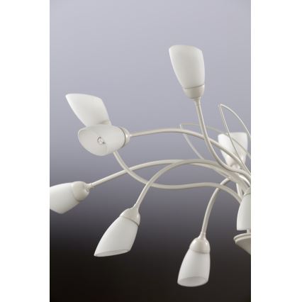 Jupiter 2062 - Żyrandol na łańcuchu GLORIOSA 15xG9/14W/230V kremowy