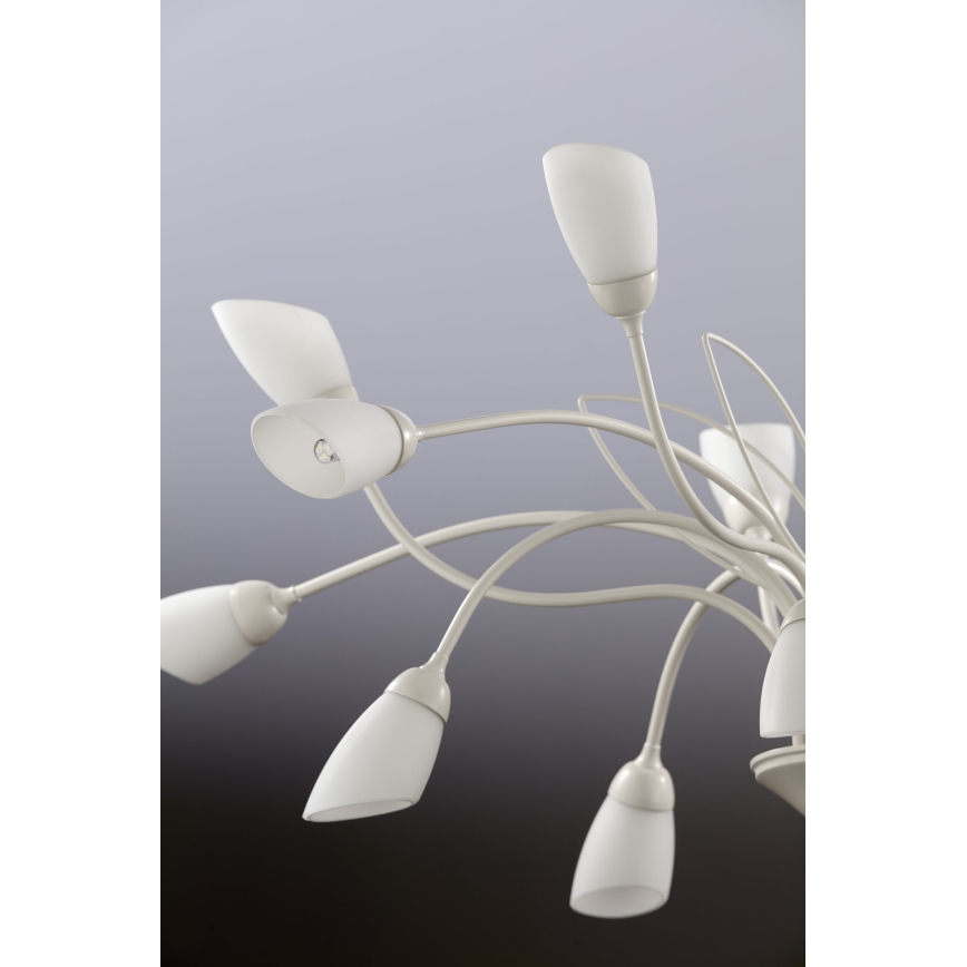 Jupiter 2062 - Żyrandol na łańcuchu GLORIOSA 15xG9/14W/230V kremowy