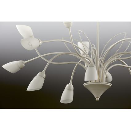 Jupiter 2062 - Żyrandol na łańcuchu GLORIOSA 15xG9/14W/230V kremowy