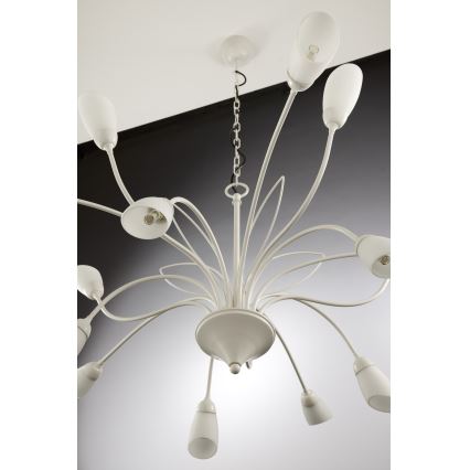 Jupiter 2062 - Żyrandol na łańcuchu GLORIOSA 15xG9/14W/230V kremowy