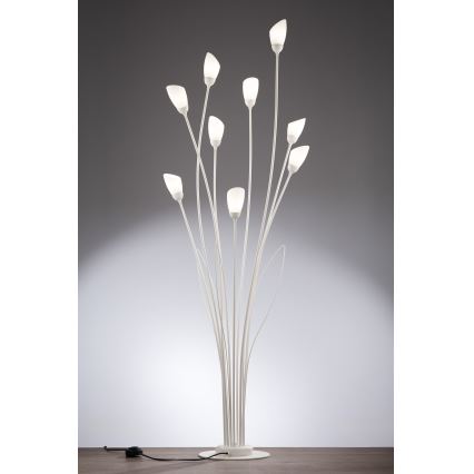 Jupiter 2063 - Lampa stojąca GLORIOSA 9xG9/14W/230V kremowa