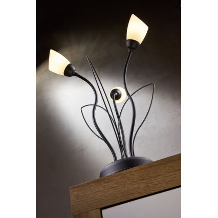 Jupiter 2065 - Lampa stołowa GLORIOSA 3xG9/14W/230V czarna