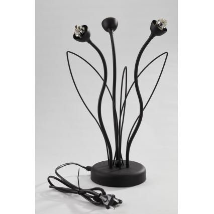 Jupiter 2065 - Lampa stołowa GLORIOSA 3xG9/14W/230V czarna