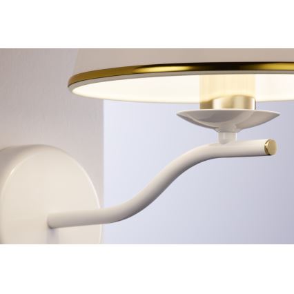Jupiter 2086 - Lampa ścienna SAMBA 1xE27/15W/230V biała/złota