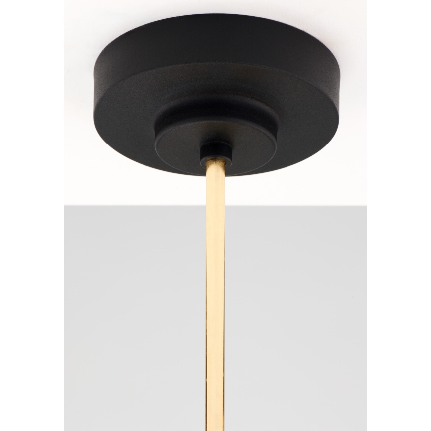 Jupiter 2087 - Żyrandol na pręcie RAMIREZ 3xE27/15W/230V złota/czarna