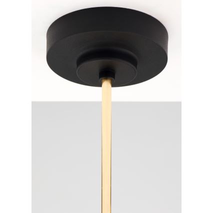 Jupiter 2088 - Żyrandol na pręcie RAMIREZ 5xE27/15W/230V złoty/czarny