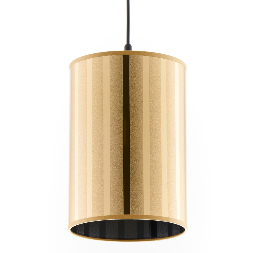 Jupiter 2090 - Lampa wisząca na przewodzie CORTINA 1xE27/15W/230V złota/czarna