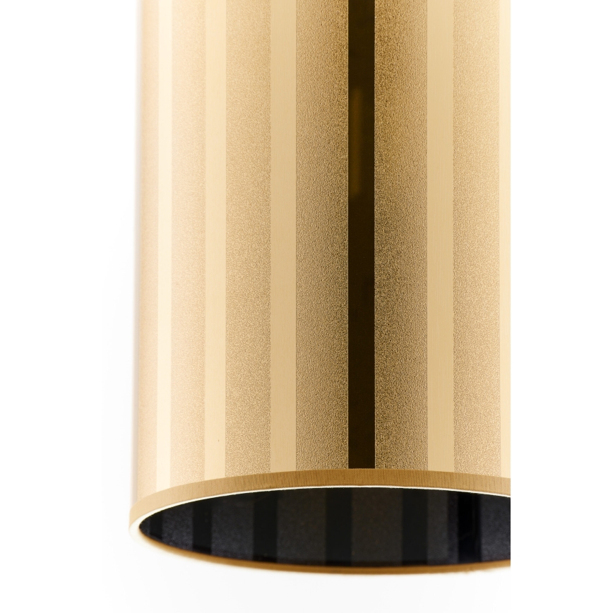 Jupiter 2090 - Lampa wisząca na przewodzie CORTINA 1xE27/15W/230V złota/czarna