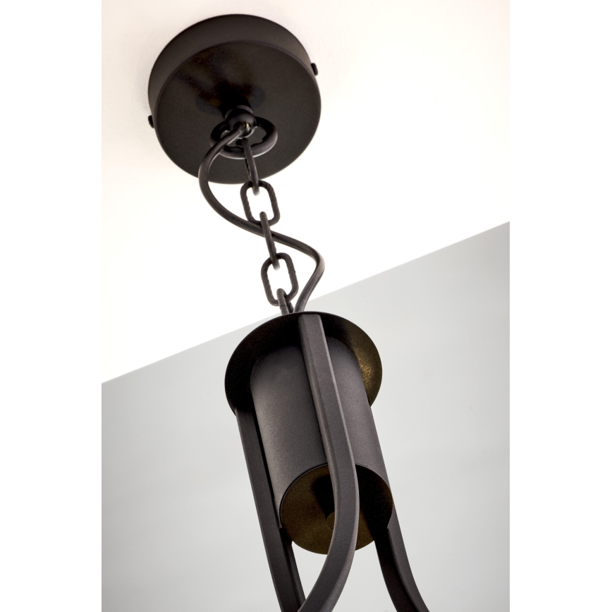 Jupiter 2099 - Żyrandol na łańcuchu ARTHUR 3xE27/15W/230V niebieski/czarny