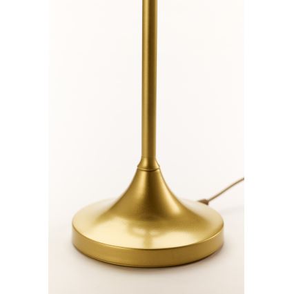 Jupiter 2112 - Lampa stołowa KASZMIR 1xE27/15W/230V biała/złota/dekor marmuru