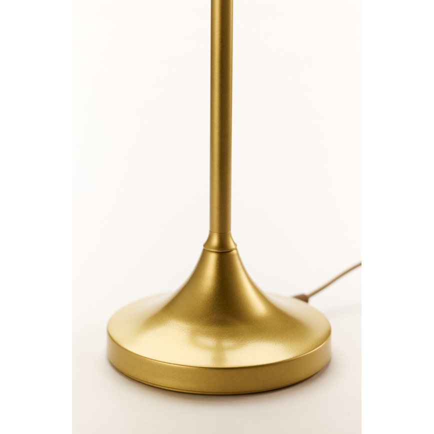 Jupiter 2112 - Lampa stołowa KASZMIR 1xE27/15W/230V biała/złota/dekor marmuru