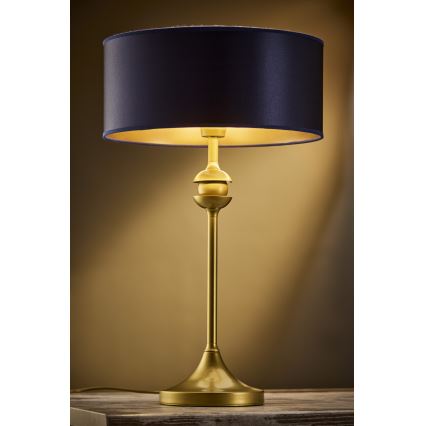 Jupiter 2116 - Lampa stołowa KASZMIR 1xE27/15W/230V niebieska/złota