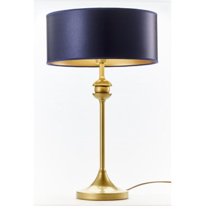Jupiter 2116 - Lampa stołowa KASZMIR 1xE27/15W/230V niebieska/złota