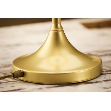 Jupiter 2116 - Lampa stołowa KASZMIR 1xE27/15W/230V niebieska/złota