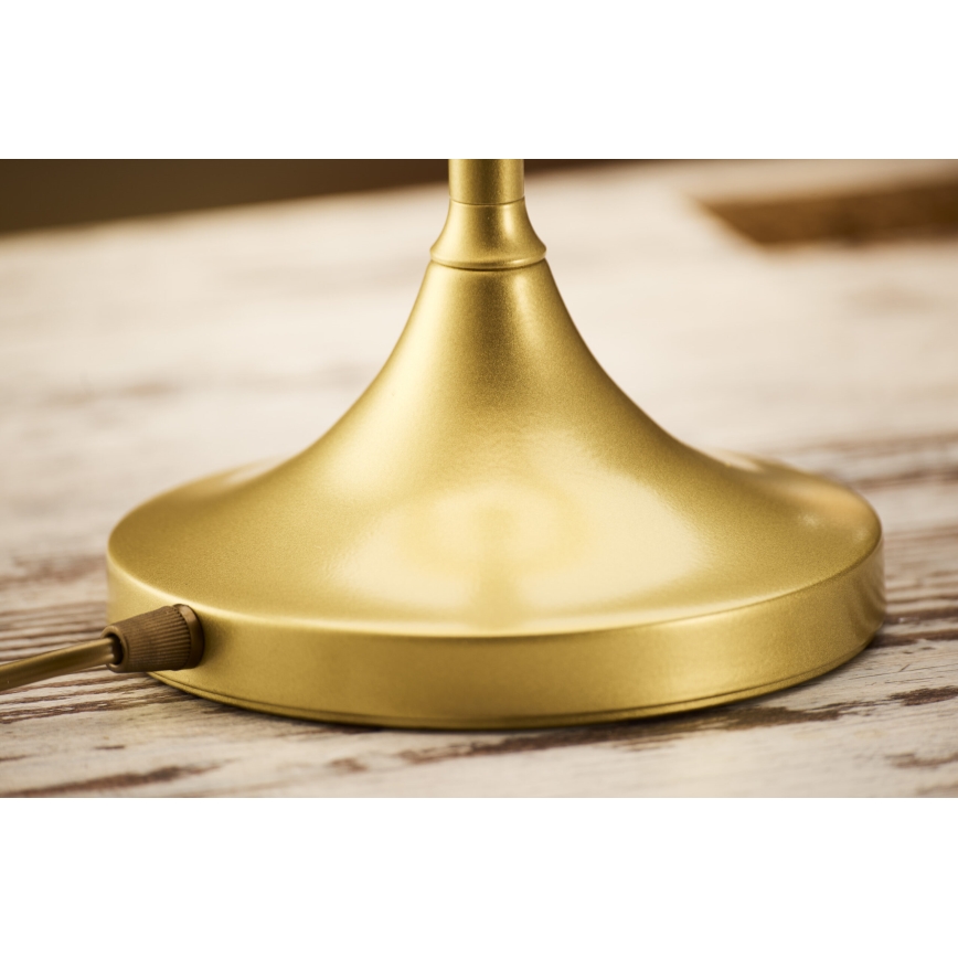 Jupiter 2116 - Lampa stołowa KASZMIR 1xE27/15W/230V niebieska/złota