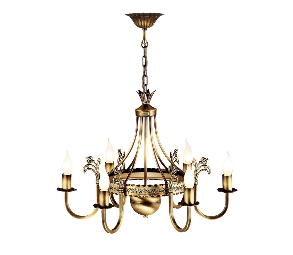Jupiter 277 - KO 6 - Lampa wisząca KORONA 6xE14/40W/230V