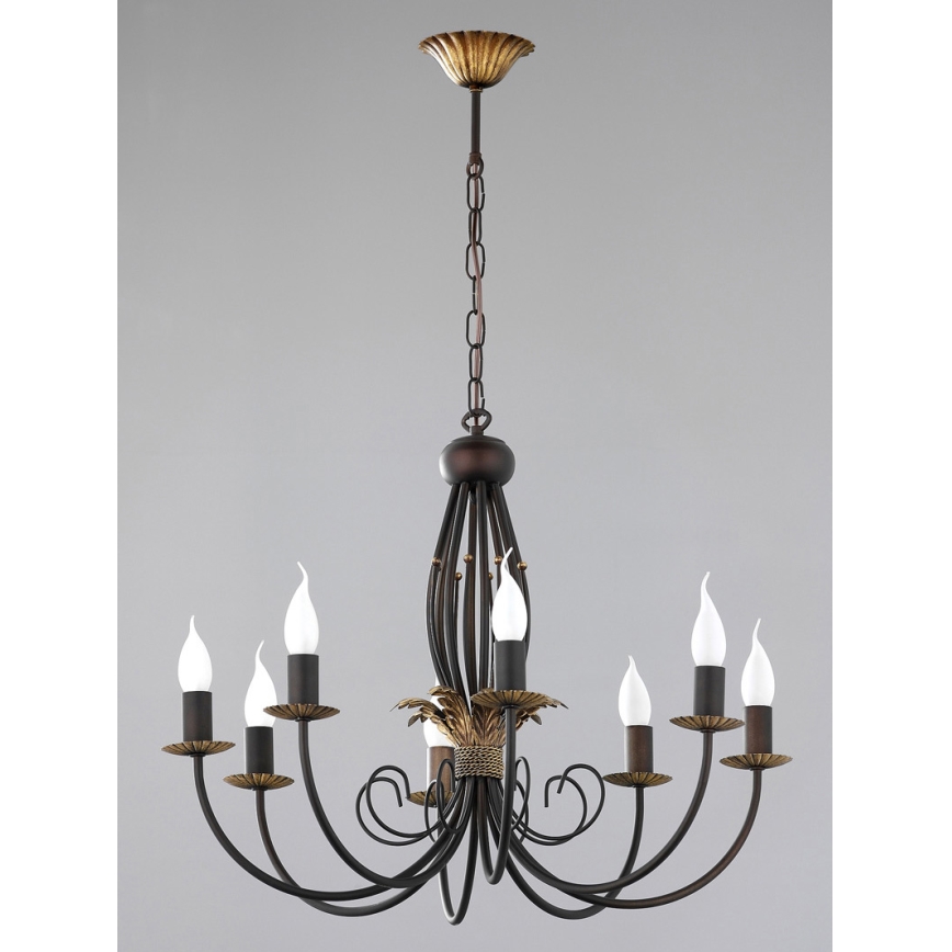 Jupiter 593 - PR8 - Lampa wisząca PORTO 8xE14/40W/230V