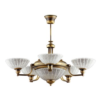 Jupiter 680 - Lampa wisząca CARMEN 6xE27/60W/230V