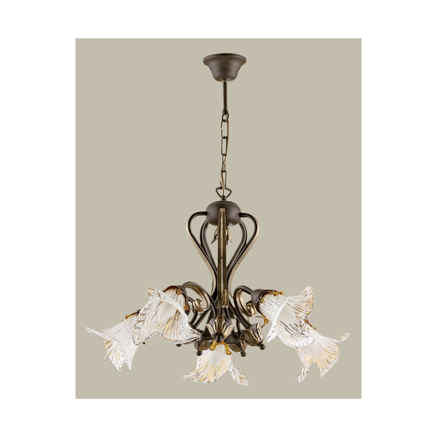 Jupiter 734 - KE5 - Lampa wisząca KENT 5xE14/40W