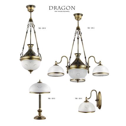 Jupiter 780-DRM - Lampa wisząca DRAGON 1xE27/60W/230V