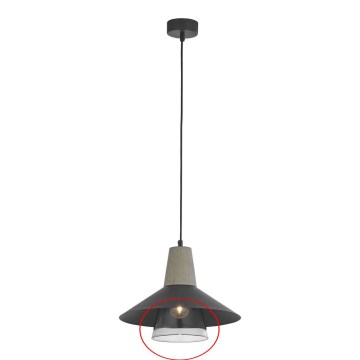 Jupiter - Szkło zamienne do żyrandola BONDY E27 śr. 22 cm przezroczysty
