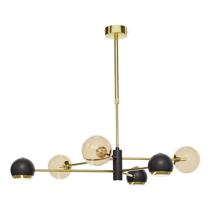 Jupiter - Szkło zamienne do żyrandola MOKA G9, średnica 12 cm, w kolorze przydymionego beżu