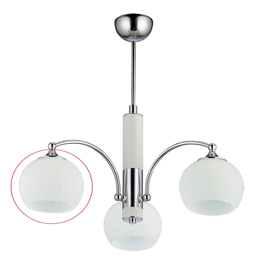 Jupiter - Szkło zamienne uniwersalne LARGO E27 śr. 15 cm biały