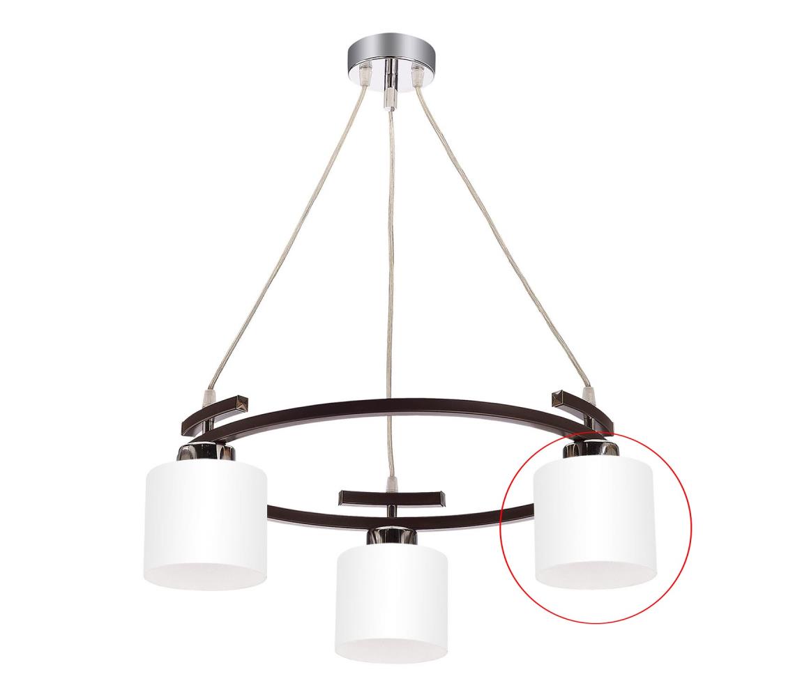 Jupiter - Szkło zamienne do żyrandola BASCO E27 śr. 13 cm biały