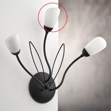 Jupiter - Uniwersalne szkło zamienne GLORIOSA G9 śr. 6,5 cm białe