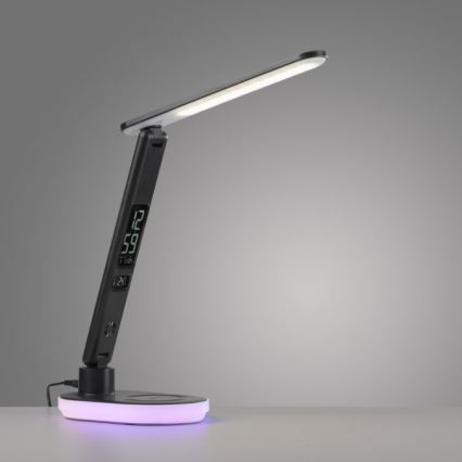 JUST LIGHT. 11018-18 - LED RGBW LED Ściemnialna dotykowa lampa stołowa z ładowaniem bezprzewodowym TINA LED/4W/230V