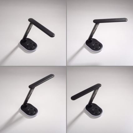 JUST LIGHT. 11018-18 - LED RGBW LED Ściemnialna dotykowa lampa stołowa z ładowaniem bezprzewodowym TINA LED/4W/230V