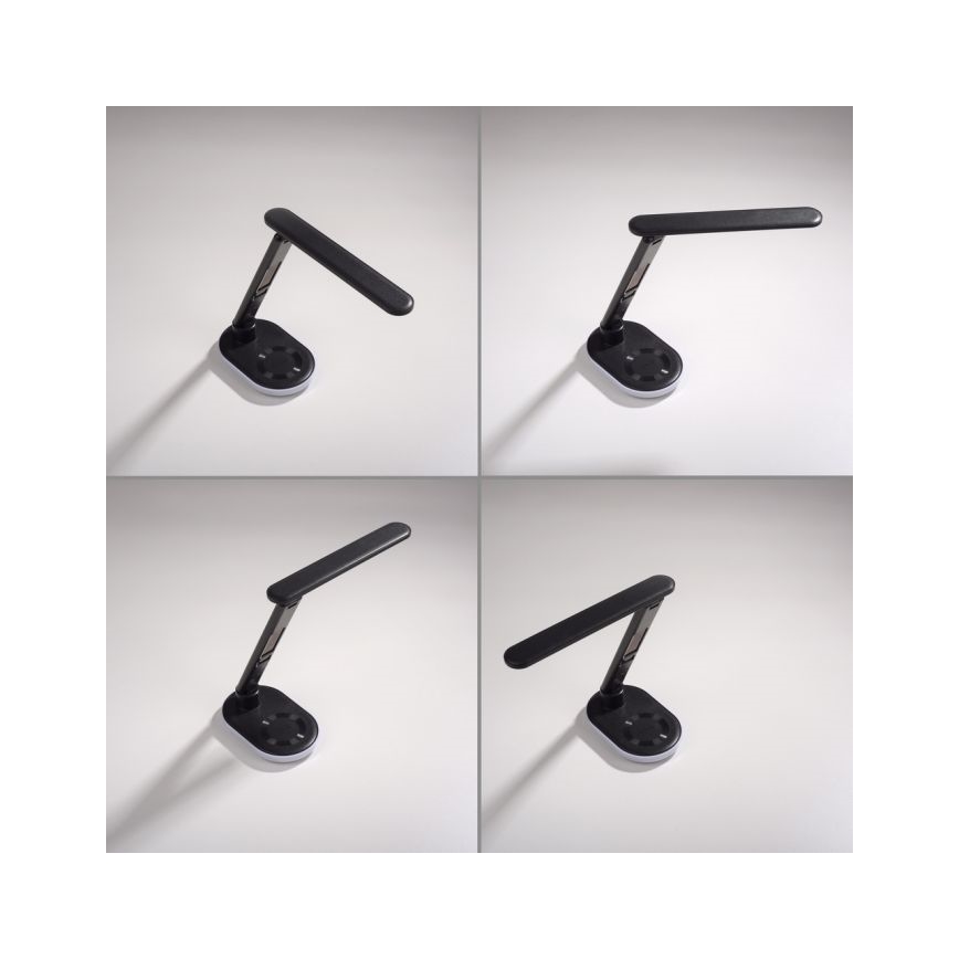 JUST LIGHT. 11018-18 - LED RGBW LED Ściemnialna dotykowa lampa stołowa z ładowaniem bezprzewodowym TINA LED/4W/230V