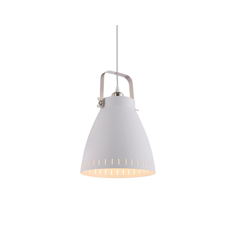 JUST LIGHT. 11060-16 - Żyrandol na lince EVA 1xE27/60W/230V śr. 26,5 cm białe