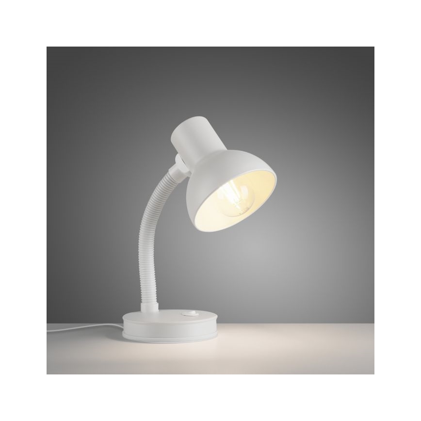 JUST LIGHT. 11080-16 - Giętna lampa stołowa FLEXI 1xE27/25W/230V biała