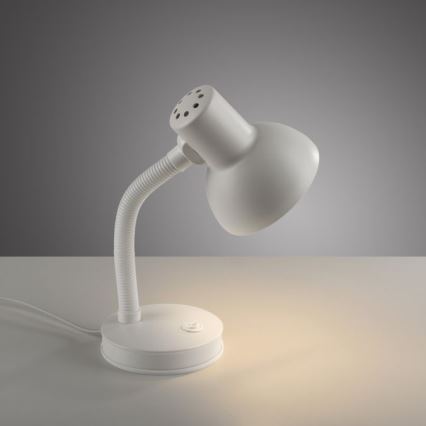JUST LIGHT. 11080-16 - Giętna lampa stołowa FLEXI 1xE27/25W/230V biała