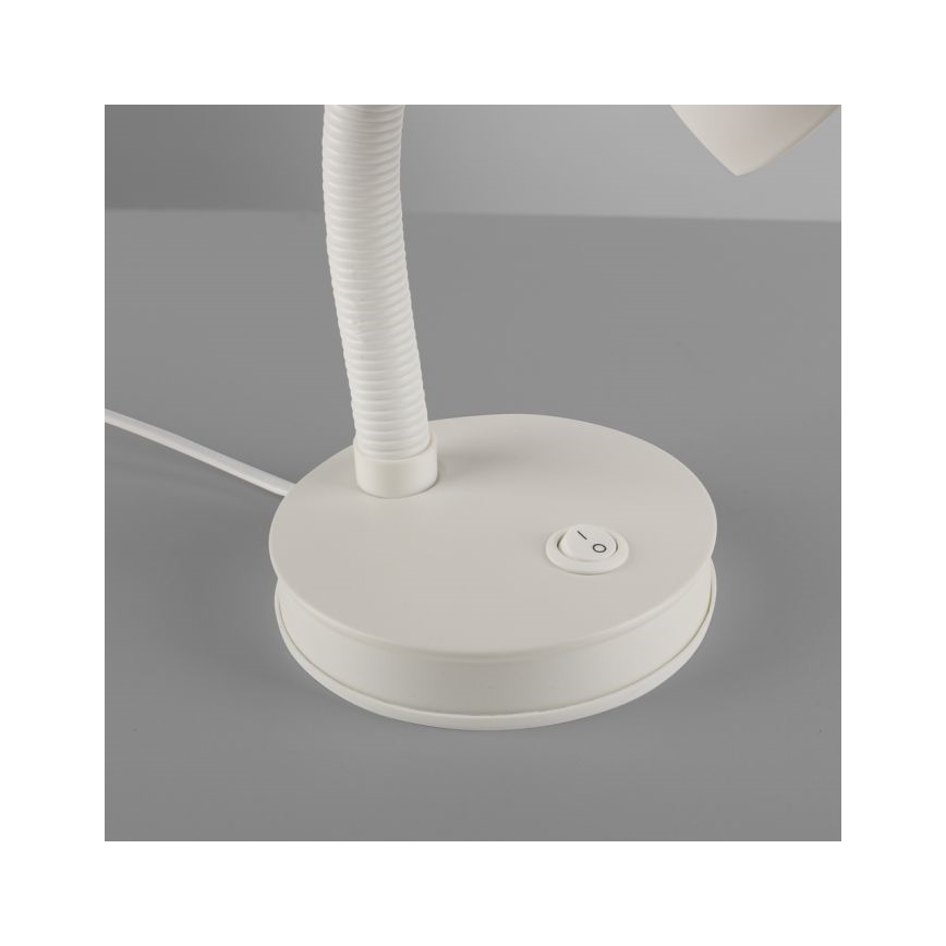 JUST LIGHT. 11080-16 - Giętna lampa stołowa FLEXI 1xE27/25W/230V biała