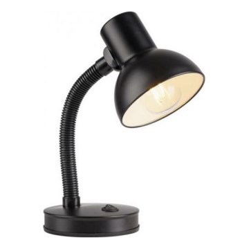 JUST LIGHT. 11080-18 - Elastyczna lampa biurkowa FLEXI 1xE27/25W/230V czarna
