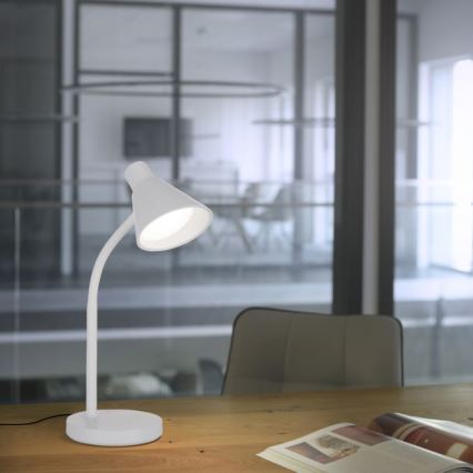 JUST LIGHT. 11248-16 - LED elastyczna lampa biurkowa PIXIE LED/4,5W/230V biała