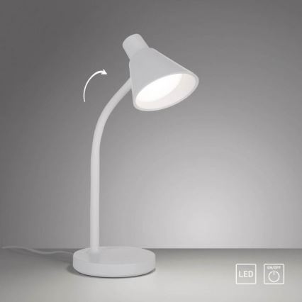 JUST LIGHT. 11248-16 - LED elastyczna lampa biurkowa PIXIE LED/4,5W/230V biała